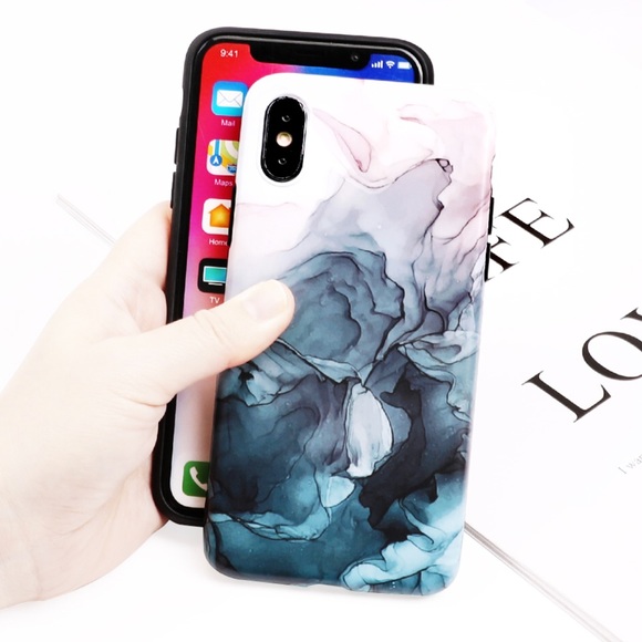 LAST 1! NEW iPhone 7+/8+ Ink Marble IMD Case - Picture 3 of 3